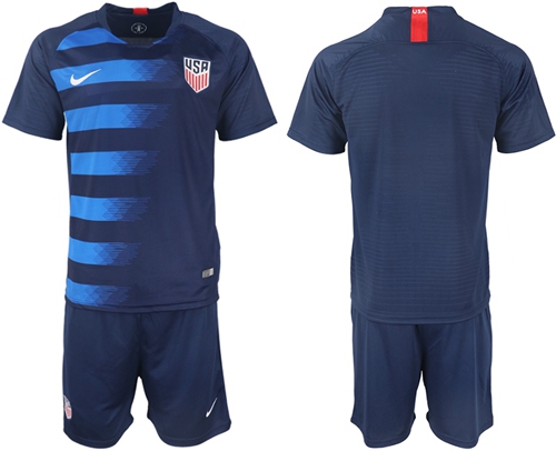 USA Blank Away Soccer Country Jersey USA Blank Away Soccer Country Jersey