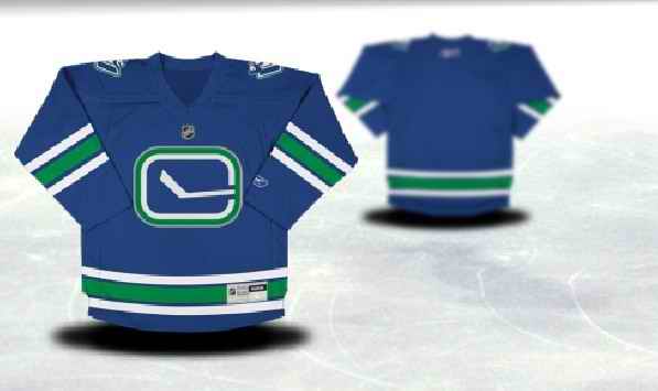Vancouver Canucks Youth Customized Blue Third Jersey Vancouver Canucks Youth Customized Blue Third Jersey