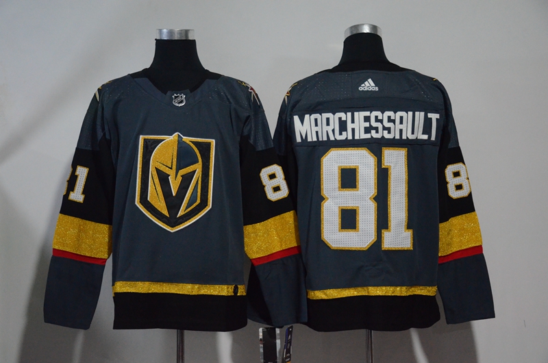 Vegas Golden Knights #81 Jonathan Marchessault Gray Adidas Jersey