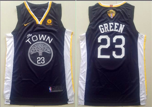 Warriors #23 Draymond Green Black City Edition 2018 NBA Finals Nike Swingman Jersey Warriors #23 Draymond Green Black City Edition 2018 NBA Finals Nike Swingman Jersey
