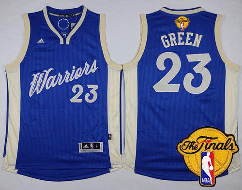 Warriors #23 Draymond Green Blue 2015-2016 Christmas Day The Finals Patch Stitched NBA Jersey Warriors #23 Draymond Green Blue 2015-2016 Christmas Day The Finals Patch Stitched NBA Jersey