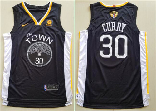 Warriors #30 Stephen Curry Black City Edition 2018 NBA Finals Nike Swingman Jersey Warriors #30 Stephen Curry Black City Edition 2018 NBA Finals Nike Swingman Jersey
