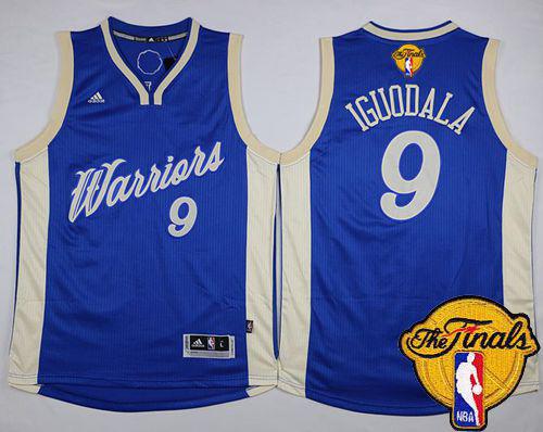 Warriors #9 Andre Iguodala Blue 2015-2016 Christmas Day The Finals Patch Stitched NBA Jersey Warriors #9 Andre Iguodala Blue 2015-2016 Christmas Day The Finals Patch Stitched NBA Jersey