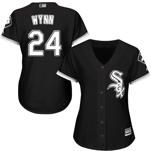 White Sox #24 Early Wynn Black Alternate Women's Stitched MLB Jersey White Sox #24 Early Wynn Black Alternate Women's Stitched MLB Jersey