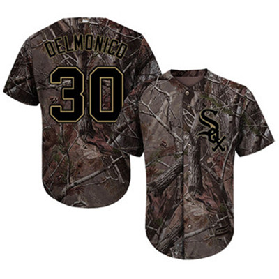 White Sox #30 Nicky Delmonico Camo Realtree Collection Cool Base Stitched Baseball Jerseys White Sox #30 Nicky Delmonico Camo Realtree Collection Cool Base Stitched Baseball Jerseys