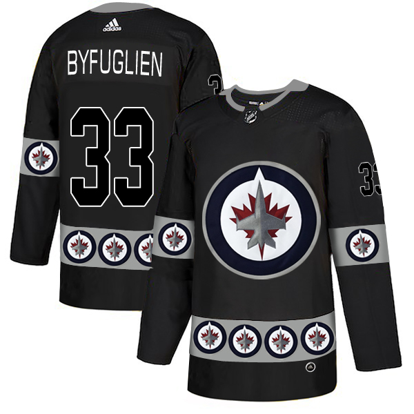 Winnipeg Jets 33 Dustin Byfuglien Black Team Logos Fashion Adidas Jersey Winnipeg Jets 33 Dustin Byfuglien Black Team Logos Fashion Adidas Jersey