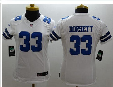 Women's NEW Cowboys #33 Tony Dorsett White NFL Limited Jersey Women's NEW Cowboys #33 Tony Dorsett White NFL Limited Jersey