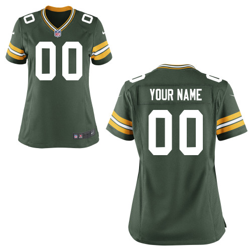 Women's Nike Green Bay Packers Customized Game Team Color Jersey