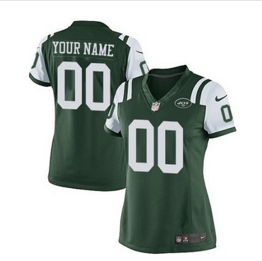 Women's Nike New York Jets Customized Elite Green Team Color NFL Jersey Women's Nike New York Jets Customized Elite Green Team Color NFL Jersey