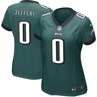 Women's Philadelphia Eagles Alshon Jeffery Nike Green Game Jersey Women's Philadelphia Eagles Alshon Jeffery Nike Green Game Jersey