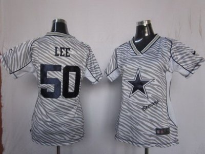 Women NEW Dallas Cowboy 50 Sean Lee Womens FEM FAN Zebra NFL Jerseys Women NEW Dallas Cowboy 50 Sean Lee Womens FEM FAN Zebra NFL Jerseys