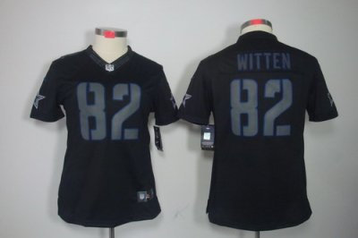 Women NEW Dallas Cowboys 82 Jason Witten Black Jerseys(Impact Limited) Women NEW Dallas Cowboys 82 Jason Witten Black Jerseys(Impact Limited)