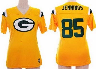 Women NEW Green Bay Packers 85 Greg Jennings Yellow FEM FAN Field Flirt Fashion Jerseys Women NEW Green Bay Packers 85 Greg Jennings Yellow FEM FAN Field Flirt Fashion Jerseys