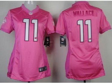 Women NEW Miami Dolphins 11 Mike Wallace Pink Love NFL Jerseys Women NEW Miami Dolphins 11 Mike Wallace Pink Love NFL Jerseys