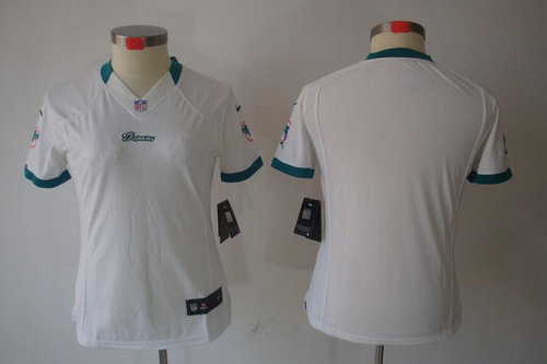 Women NEW Miami Dolphins Blank White Jerseys Women NEW Miami Dolphins Blank White Jerseys