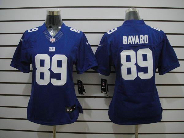 Women NEW NFL New York Giants 89 Bavado Blue Jerseys Women NEW NFL New York Giants 89 Bavado Blue Jerseys