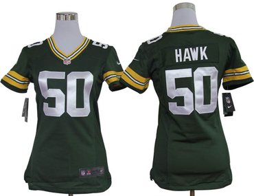 Women Nike Green Bay Packers 50 A.J.Hawk Green Jerseys Women Nike Green Bay Packers 50 A.J.Hawk Green Jerseys
