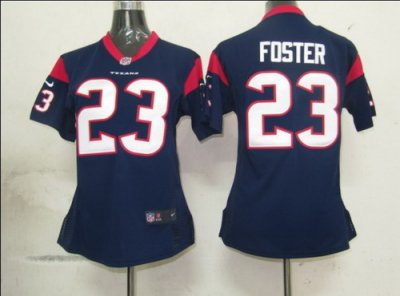 Women Nike NFL Houston Texans 23 FOSTER Game jerseys Women Nike NFL Houston Texans 23 FOSTER Game jerseys