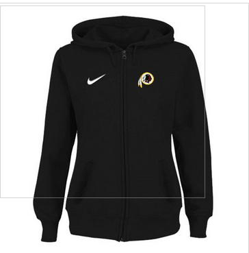 Women Washington Redskins Stadium Rally Full Zip Hoodie Black Women Washington Redskins Stadium Rally Full Zip Hoodie Black