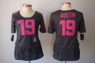 Womens NEW Dallas cowboys 19 Austin breast Cancer Awareness Dark grey Jerseys Womens NEW Dallas cowboys 19 Austin breast Cancer Awareness Dark grey Jerseys