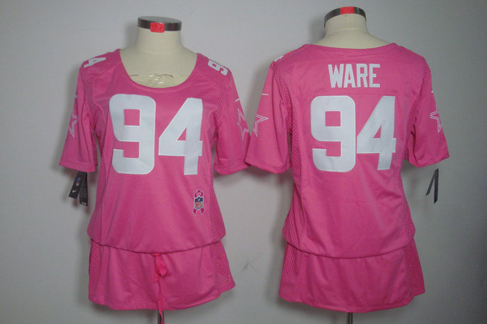 Womens NEW Dallas cowboys 94 Ware Elite breast Cancer Awareness Pink Jerseys Womens NEW Dallas cowboys 94 Ware Elite breast Cancer Awareness Pink Jerseys