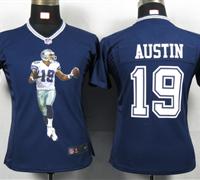 Womens Nike Dallas Cowboys 19 Austin Blue Portrait Fashion Game Jerseys Womens Nike Dallas Cowboys 19 Austin Blue Portrait Fashion Game Jerseys