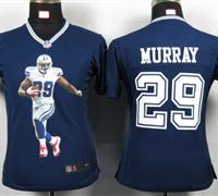 Womens Nike Dallas Cowboys 29 Murray Blue Portrait Fashion Game Jerseys Womens Nike Dallas Cowboys 29 Murray Blue Portrait Fashion Game Jerseys