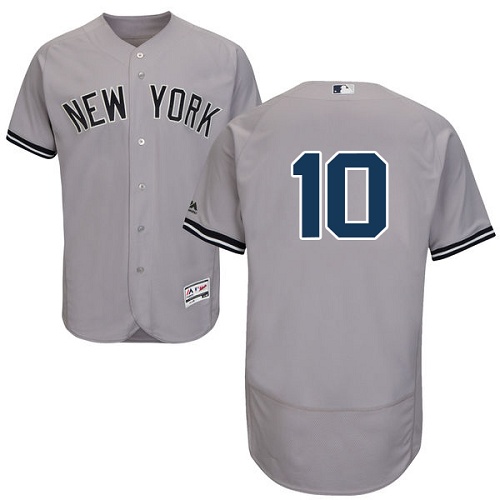 Yankees #10 Phil Rizzuto Grey Flexbase Authentic Collection Stitched MLB Jersey Yankees #10 Phil Rizzuto Grey Flexbase Authentic Collection Stitched MLB Jersey