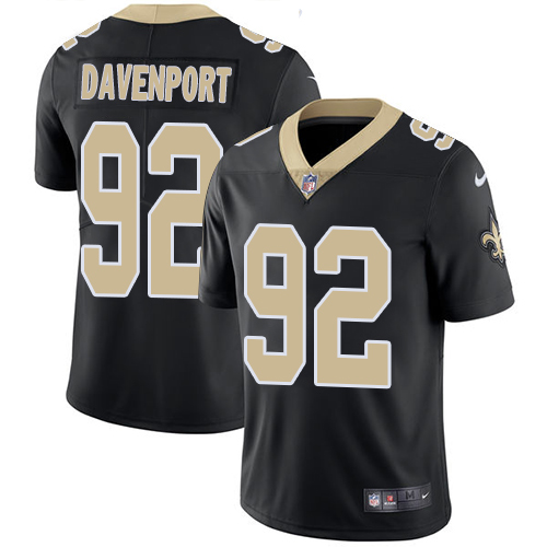 Youth Nike Saints 92 Marcus Davenport Black Youth Vapor Untouchable Limited Jersey Youth Nike Saints 92 Marcus Davenport Black Youth Vapor Untouchable Limited Jersey