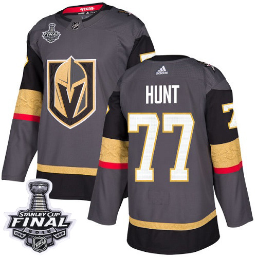 Adidas Golden Knights #77 Brad Hunt Grey Home Authentic 2018 Stanley Cup Final Stitched Youth NHL Jersey Adidas Golden Knights #77 Brad Hunt Grey Home Authentic 2018 Stanley Cup Final Stitched Youth NHL Jersey