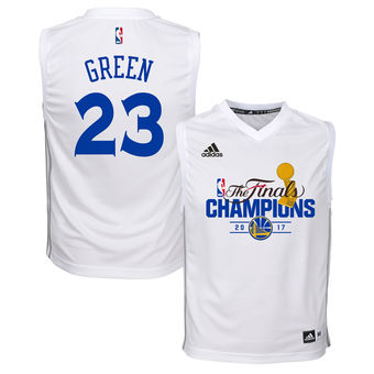 Youth Golden State Warriors Draymond Green adidas White 2017 NBA Finals Champions Fashion Replica Jersey Youth Golden State Warriors Draymond Green adidas White 2017 NBA Finals Champions Fashion Replica Jersey