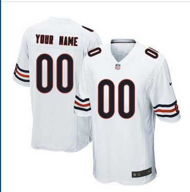 Youth Nike Chicago Bears Customized Limited White NFL Jersey