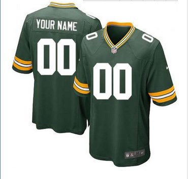 Youth Nike Green Bay Packers Customized Limited Green Team Color NFL Jersey Youth Nike Green Bay Packers Customized Limited Green Team Color NFL Jersey