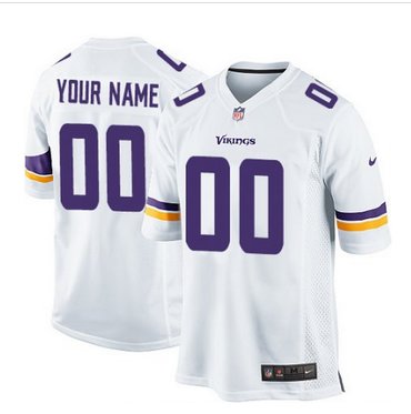 Youth Nike Minnesota Vikings Customized Limited White NFL Jersey Youth Nike Minnesota Vikings Customized Limited White NFL Jersey