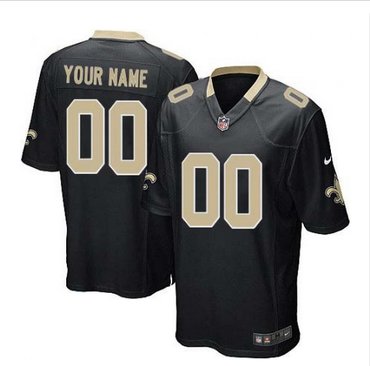 Youth Nike New Orleans Saints Customized Limited Black Team Color NFL Jersey Youth Nike New Orleans Saints Customized Limited Black Team Color NFL Jersey