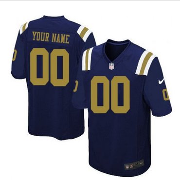 Youth Nike New York Jets Customized Elite Navy Blue Alternate NFL Jersey Youth Nike New York Jets Customized Elite Navy Blue Alternate NFL Jersey