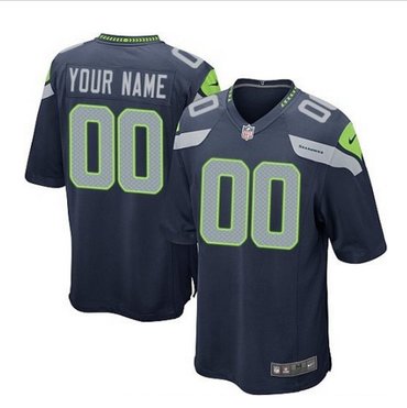 Youth Nike Seattle Seahawks Customized Limited Steel Blue Team Color NFL Jersey Youth Nike Seattle Seahawks Customized Limited Steel Blue Team Color NFL Jersey