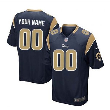 Youth Nike Los Angeles Rams Customized Elite Navy Blue Team Color NFL Jersey Youth Nike Los Angeles Rams Customized Elite Navy Blue Team Color NFL Jersey