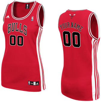 adidas Chicago Bulls Women's Custom Replica Road Jersey adidas Chicago Bulls Women's Custom Replica Road Jersey