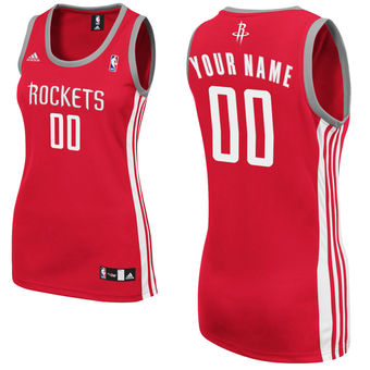 adidas Houston Rockets Women's Custom Replica Road Jersey adidas Houston Rockets Women's Custom Replica Road Jersey