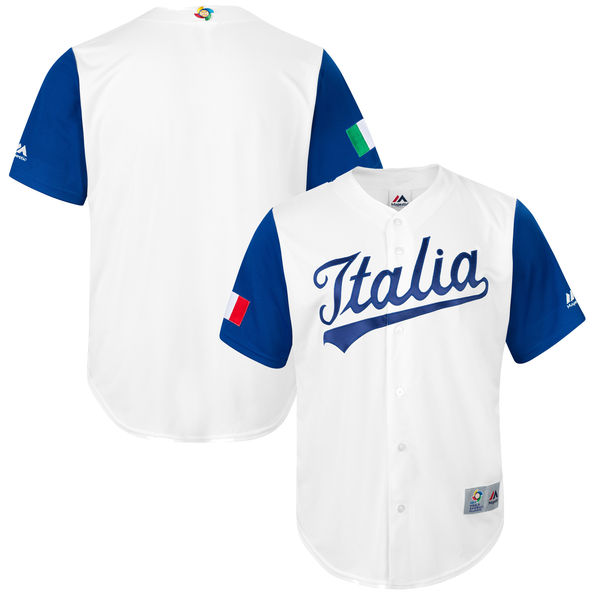 Team Italy Blank 2017 World Baseball Classic Authentic Customized Stitched MLB Jersey Team Italy Blank 2017 World Baseball Classic Authentic Customized Stitched MLB Jersey