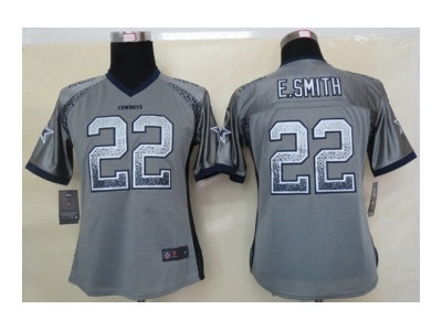 new Nike women nfl jerseys dallas cowboys #22 e.smith grey(Elite drift fashion) new Nike women nfl jerseys dallas cowboys #22 e.smith grey(Elite drift fashion)